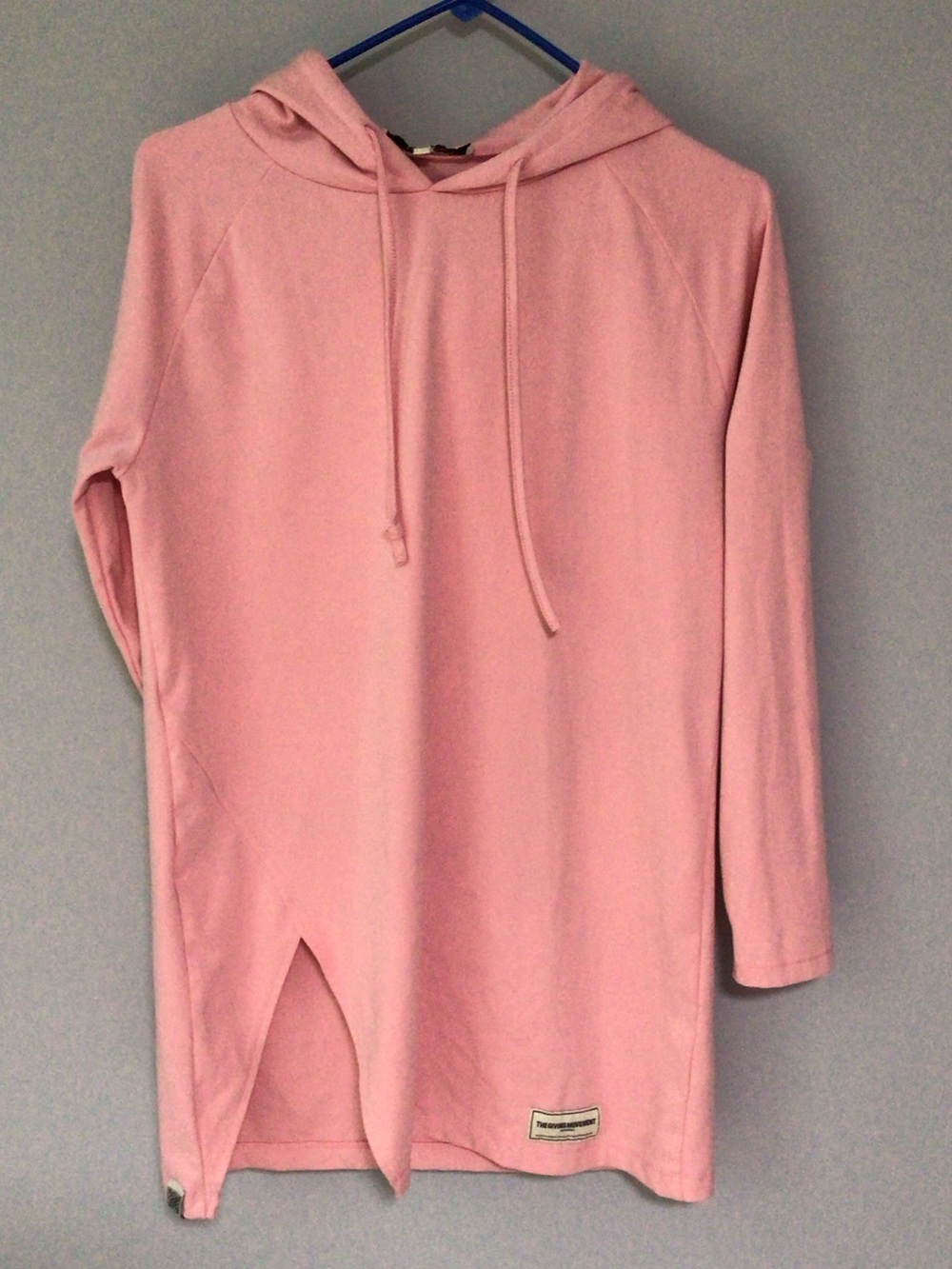 The Giving Movement Softskin Pale Pink  Oversized Women's Hooded Top XS